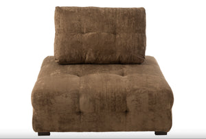 Fauteuil Pouf en velours (3 Coloris)