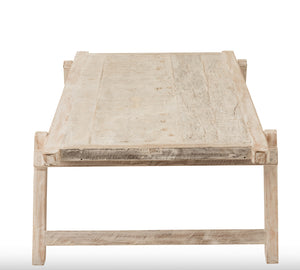 Table Basse Lit de Camp blanchi