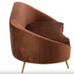 Sofa en velours & pieds en métal (3 Coloris)