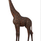 Girafe en résine marron (2 Formats)