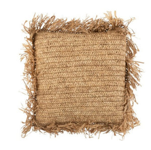 Coussin carré petit modèle en raphia