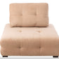 Fauteuil Pouf en velours (3 Coloris)