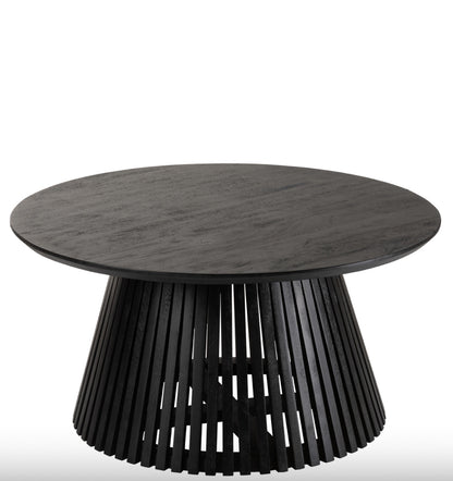 Table basse en manguier noir