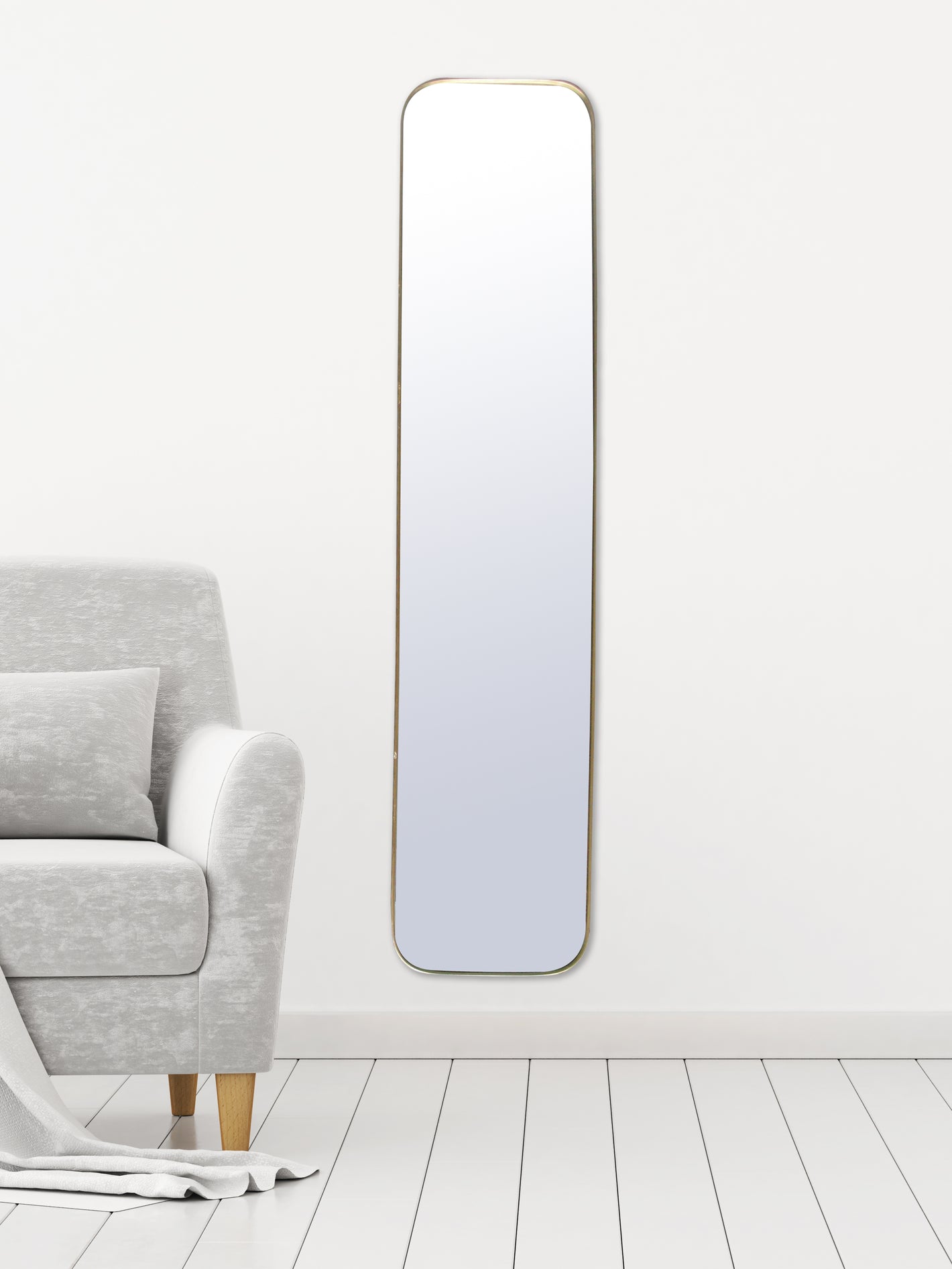 Miroir Fin doré