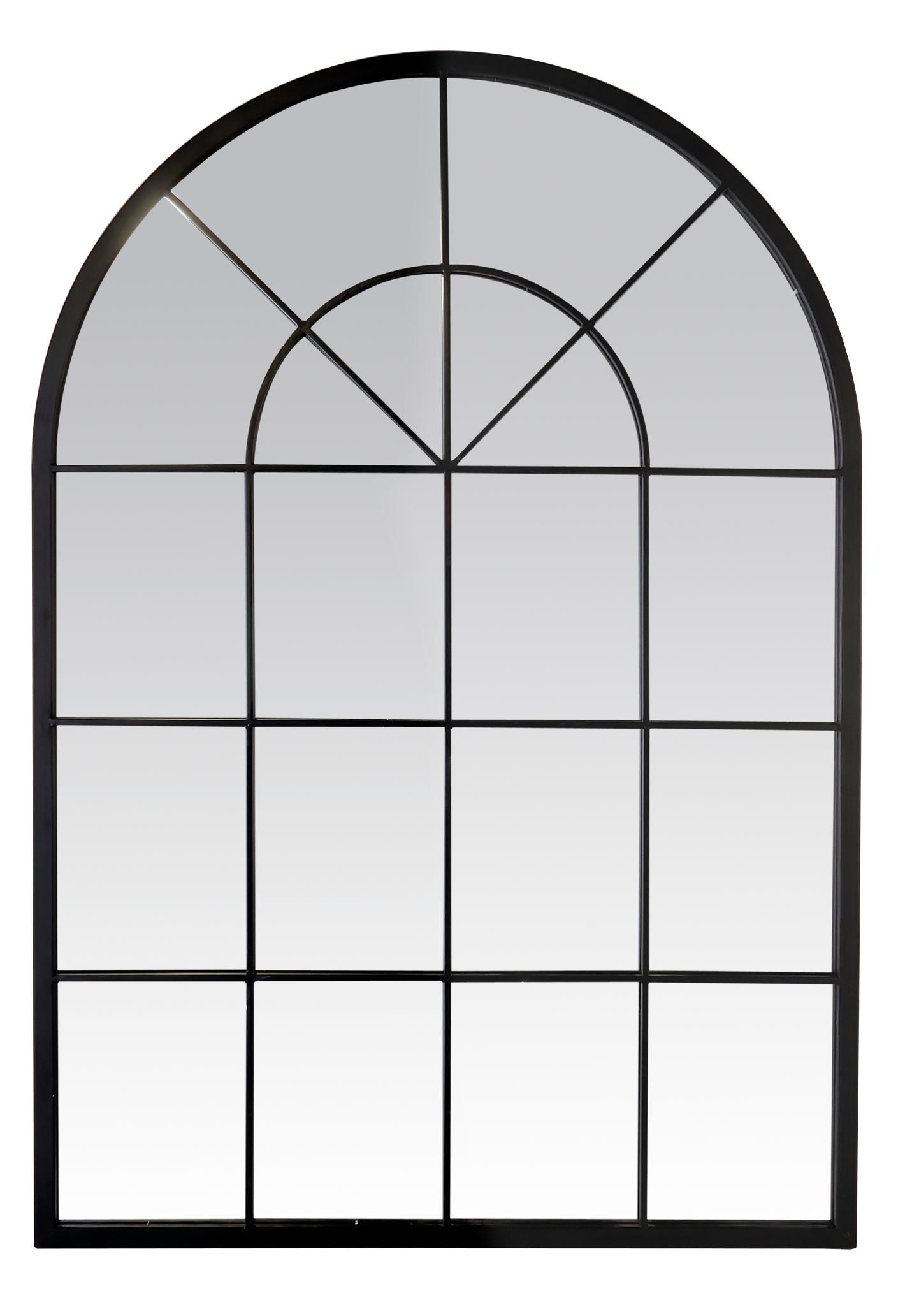 Miroir Demeure métal noir