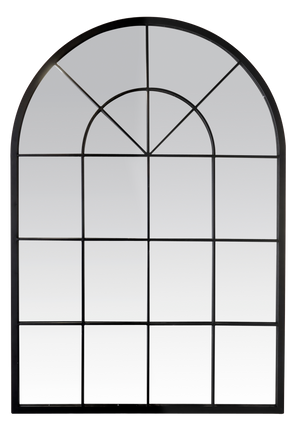 Miroir Demeure métal noir