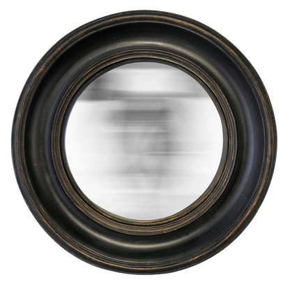 Miroir Sorcière Convexe noir