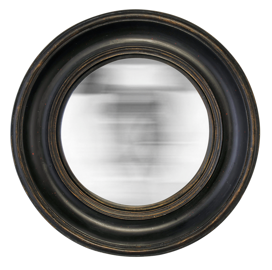 Miroir Sorcière Convexe noir