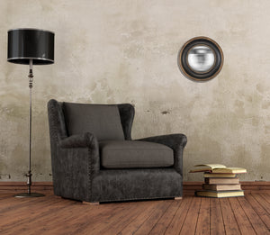 Miroir Sorcière Convexe noir