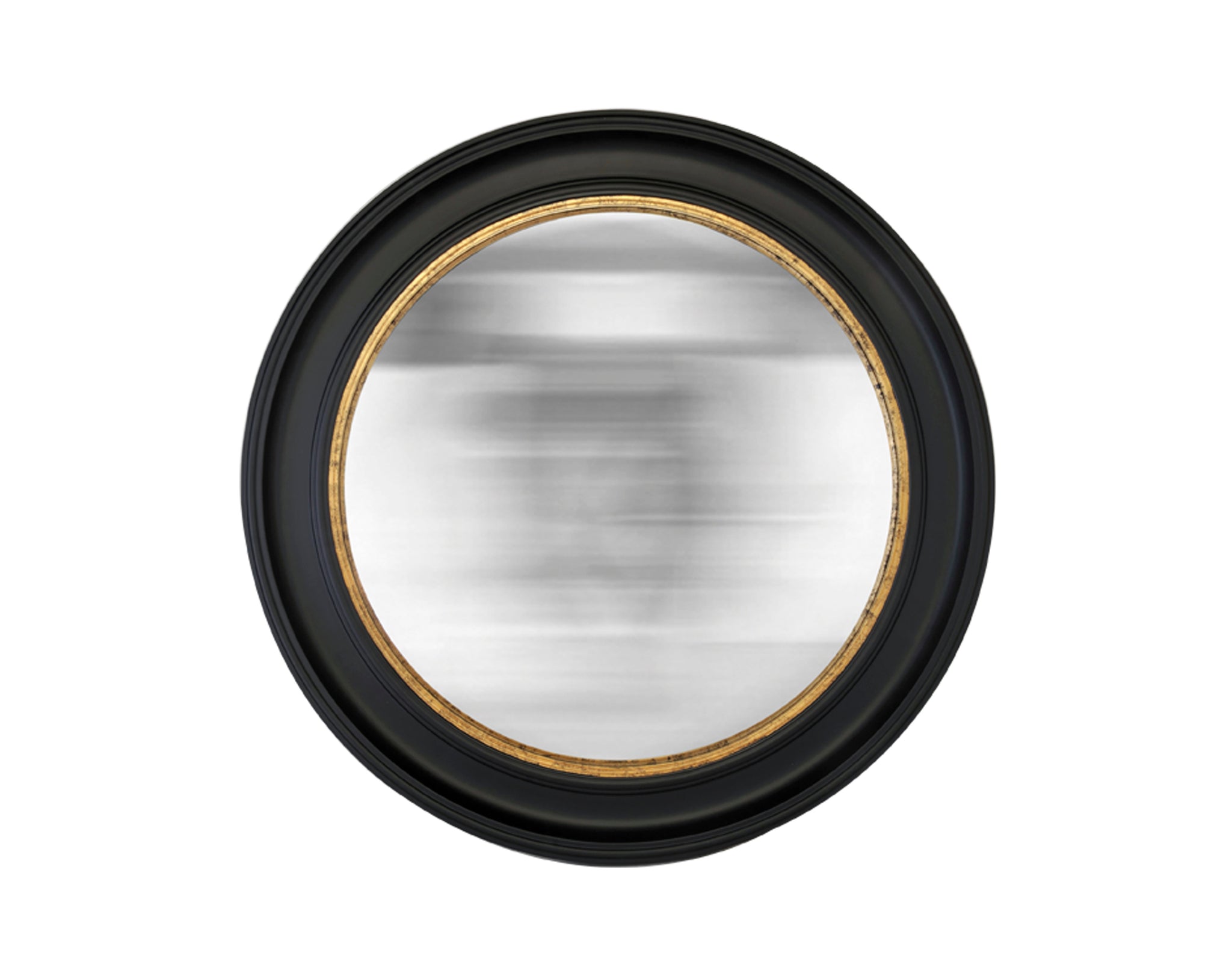 Miroir sorcière convexe 9,5cm noir - My Home Collection